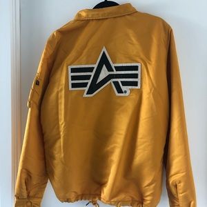 Alpha Industries Yellow Bomber Jacket